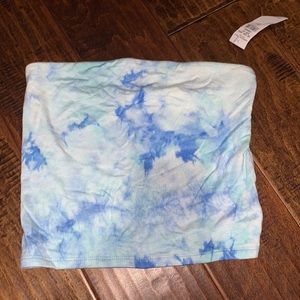 super cute tie dye american eagle tube top!